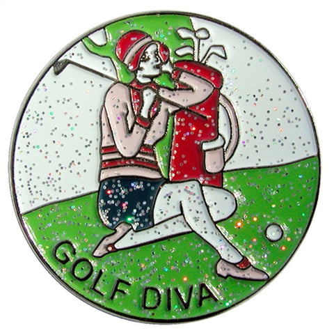 Navika Glitzy Hat Clip/Marker Golf Diva