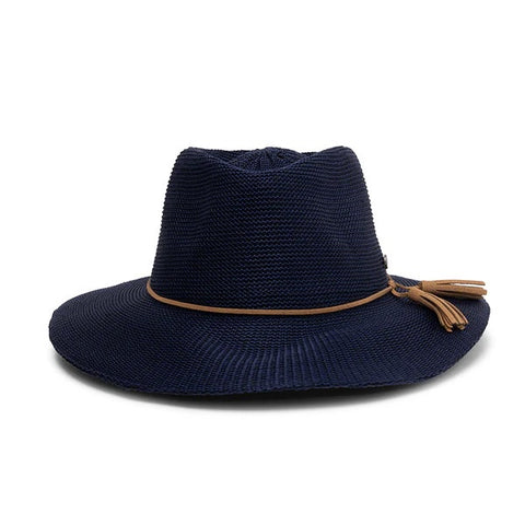 Evoke Hat Ladies Caroline Fedora Navy