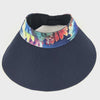 Radicool Golf Visor Large Brim Navy/Flamingo