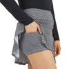 IBKUL Skort Mini Check Flounce Black (Only XS Left)